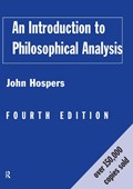 An Introduction to Philosophical Analysis | John Hospers | 