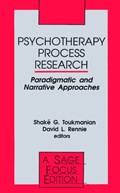 Psychotherapy Process Research | Toukmanian, Shake G. ; Rennie, David L. | 