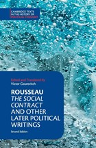 Rousseau: The Social Contract and Other Later Political Writings | Jean-Jacques Rousseau | 