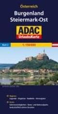 ADAC UrlaubsKarte Österreich 02: Burgenland, Steiermark-Ost 1 : 150 000 | auteur onbekend | 